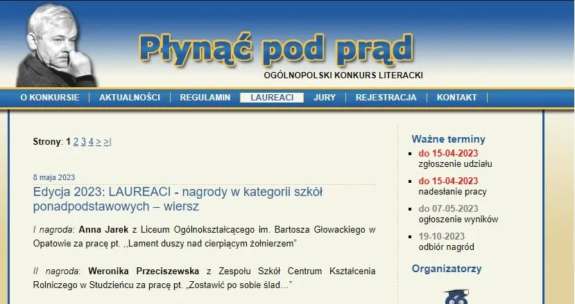Nasz Stypendystka Laureatką Konkursu