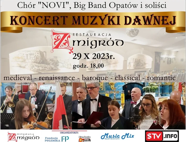 Zapraszamy na koncert Muzyki Dawnej
